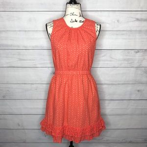 Peter Som for Design Nation coral eyelet dress 8